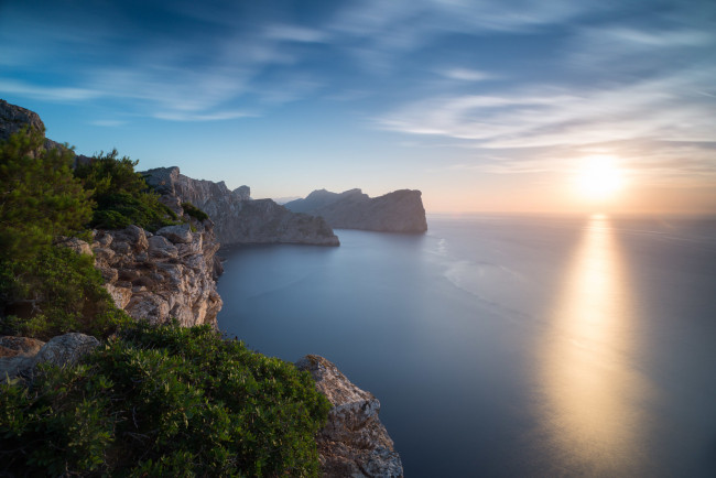 Обои картинки фото природа, восходы, закаты, простор