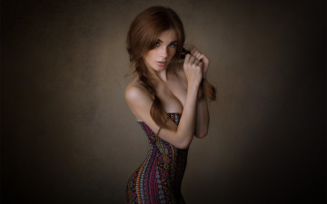 Картинка anna+fedotova девушки анна+федотова anna fedotova анна федотова веснушки девушка модель рыжеволосая красотка красавица флирт стройная фигура сексуальная секси поза взгляд макияж