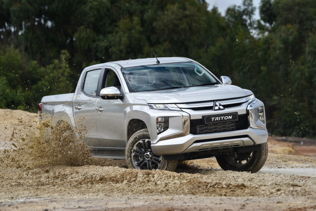 Обои картинки фото автомобили, mitsubishi, triton