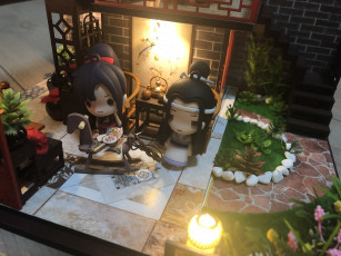 Картинка разное куклы вэй усянь лань ванцзы домик