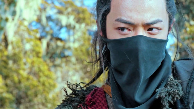 Обои картинки фото кино фильмы, the wolf, цзичун, лицо, маска