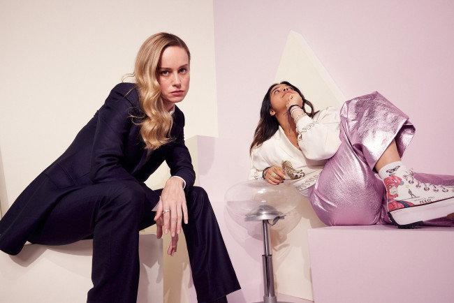 Обои картинки фото разное, знаменитости, бри, ларсон, актриса, иман, веллани, певица, режиссер, brie, larson, iman, vellani