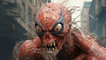 Картинка 3д+графика ужас+ horror нейросети графика нейроарт ai art нейронные сети рисунки нейро искусство