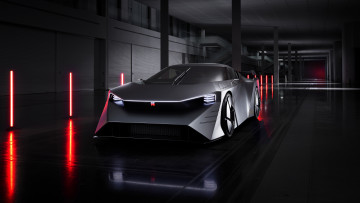 Картинка автомобили nissan datsun концепт спорткар hyper force электрическая версия gtr