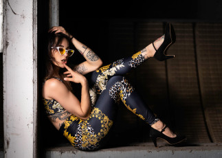 Картинка сексуальная+девушка девушки -+брюнетки +шатенки девушка женщина брюнетка темноволосая сексуальная модель звезда позирует разная обувь верхняя стильная одежда нижнее эротическое бельё трусы лифчик колготки чулки аксессуары макияж и множество элементов на фотографии