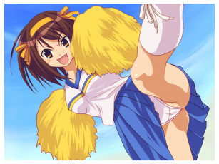 Картинка аниме the melancholy of haruhi suzumiya