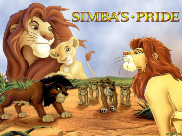 Обои картинки фото мультфильмы, the, lion, king, ii, simba`s, pride