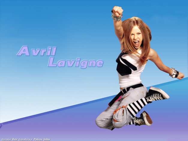 Обои картинки фото музыка, avril, lavigne