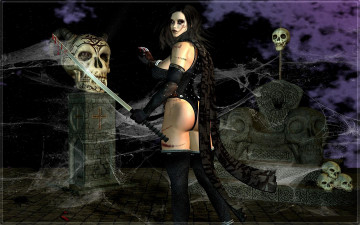 Картинка 3д графика horror ужас