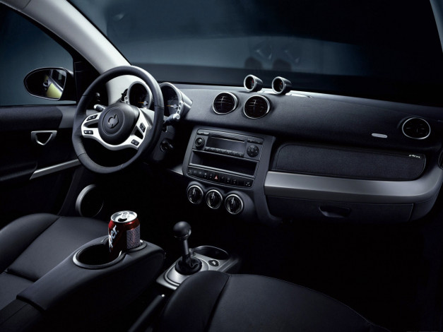 Обои картинки фото smart, forfour, автомобили, спидометры, торпедо