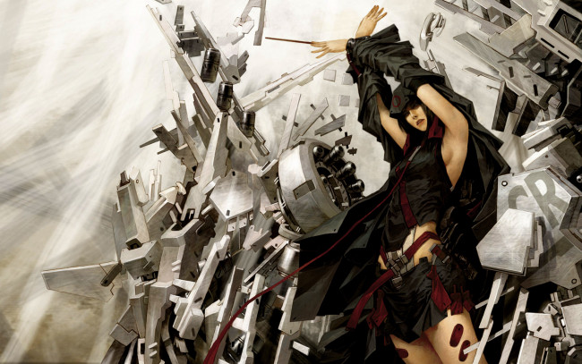 Обои картинки фото аниме, halloween, magic