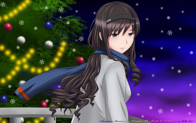 Обои картинки фото amagami, аниме, ss