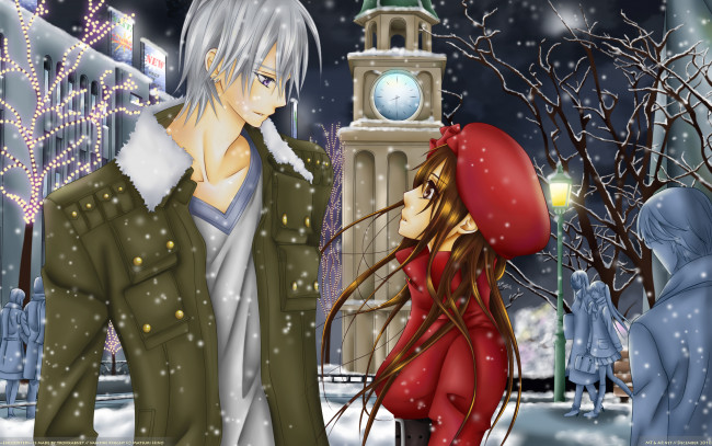 Обои картинки фото vampire, knight, аниме