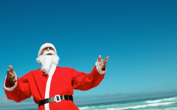 Картинка праздничные дед мороз борода шапка