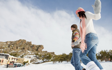Картинка разное мужчина+женщина парень снег девушка