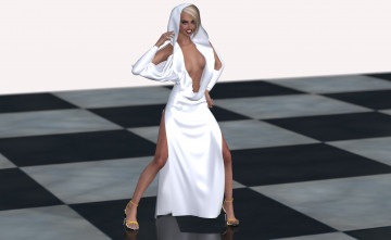 Картинка 3д+графика people+ люди взгляд девушка