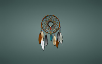 Картинка рисованные минимализм сетка перья круг