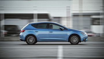 Картинка автомобили seat синий 2014г 5f tgi leоn