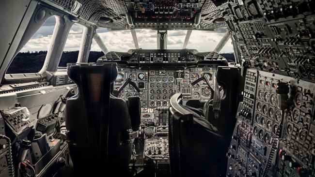 Обои картинки фото авиация, кабина пилотов, приборы