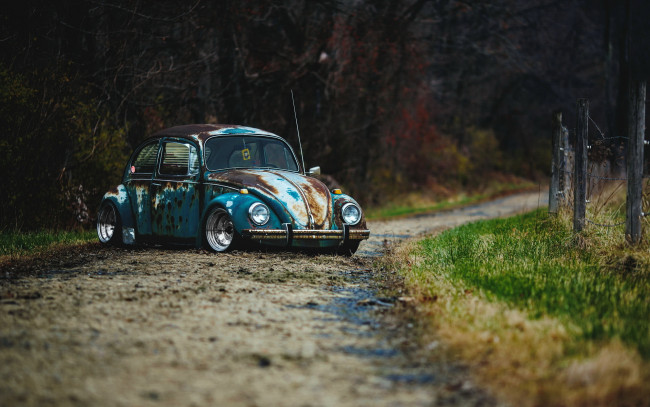 Обои картинки фото автомобили, volkswagen, vw, car, rat, rod, beetle