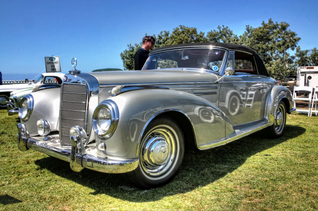 Обои картинки фото 1957 mercedes-benz 300sc roadster, автомобили, выставки и уличные фото, выставка, автошоу
