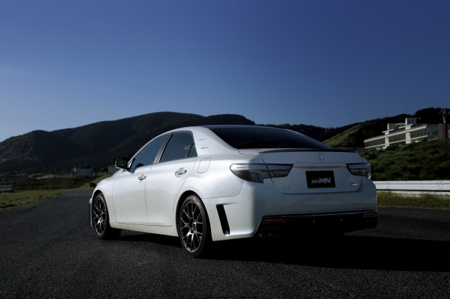 Обои картинки фото автомобили, toyota, mark, x, grmn, светлый, 2014г, grx133