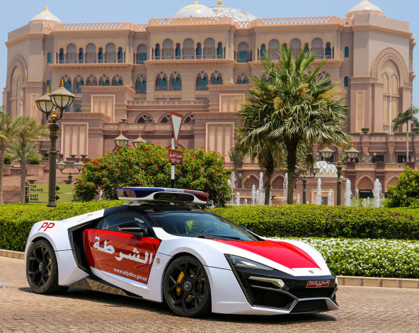 Обои картинки фото автомобили, полиция, police, sport, hyper, lykan, 2015г