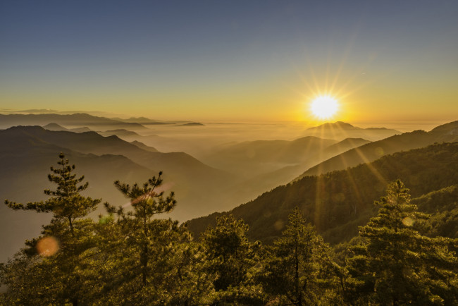 Обои картинки фото природа, восходы, закаты, рассвет