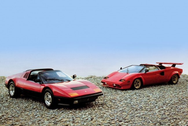 Обои картинки фото автомобили, разные вместе, ferrari