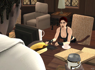 Картинка 3д+графика люди+ people девушка взгляд фон