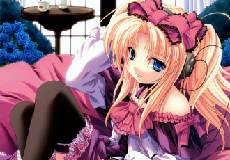 Картинка аниме музыка kanojo-tachi no ryuugi