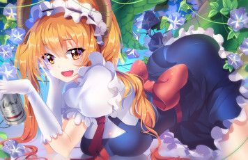 обоя аниме, kobayashi-san chi no maid dragon, девушка