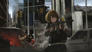 Картинка аниме оружие +техника +технологии faiz azhar