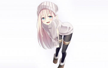 Картинка аниме kantai+collection девушка взгляд фон