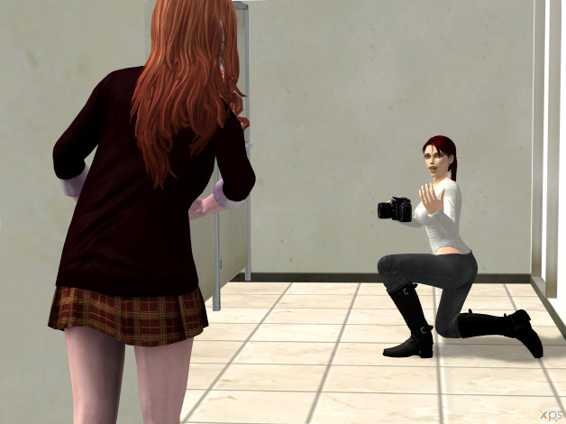 Обои картинки фото 3д графика, люди , people, девушка, взгляд, фон