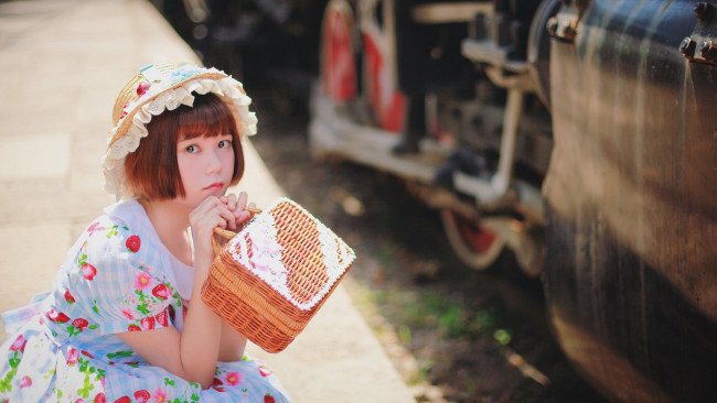 Обои картинки фото девушки, - креатив,  косплей, nikumikyo