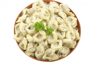 Картинка еда пельмени +манты +вареники миска петрушка