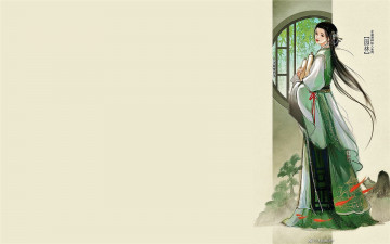 Картинка рисованное люди девушка свитки