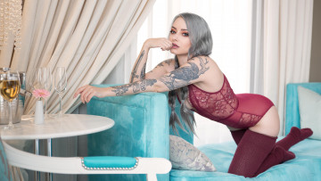 Картинка девушки -+креатив +косплей genevieve