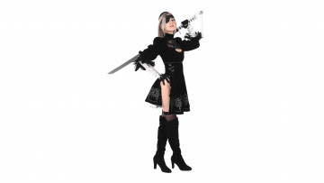 Картинка девушки юлия+романова+ eva+elfie automata nier юлия романова eva elfie