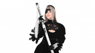 Картинка девушки юлия+романова+ eva+elfie automata nier юлия романова eva elfie