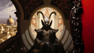 Картинка фэнтези демоны нейросети графика нейроарт ai art нейронные сети рисунки нейро искусство