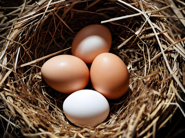 Обои картинки фото еда, яйца, свежие