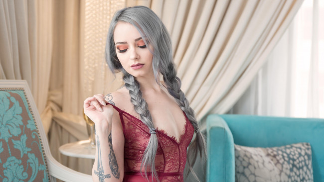 Обои картинки фото девушки, - креатив,  косплей, genevieve