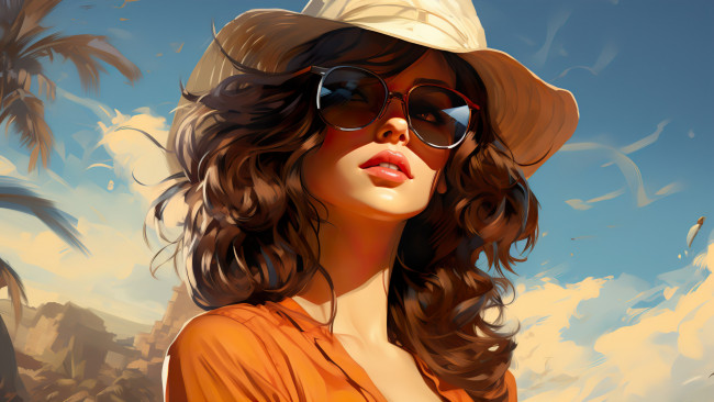 Обои картинки фото gta 6, видео игры, grand theft auto 6, гта, 6, девушка, gta, fan, art, красивая