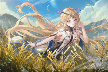 Картинка аниме wuthering+waves девушка