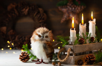 Картинка праздничные новогодние+свечи новогодняя