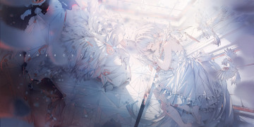 обоя аниме, unknown,  другое , девушка