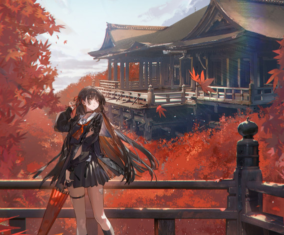 Обои картинки фото аниме, wuthering waves, девушка