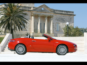 обоя 2007, alfa, romeo, spider, автомобили